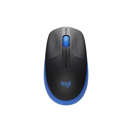 LOGITECH M190 Mouse optical 3 buttons wireless USB wireless receiver blue