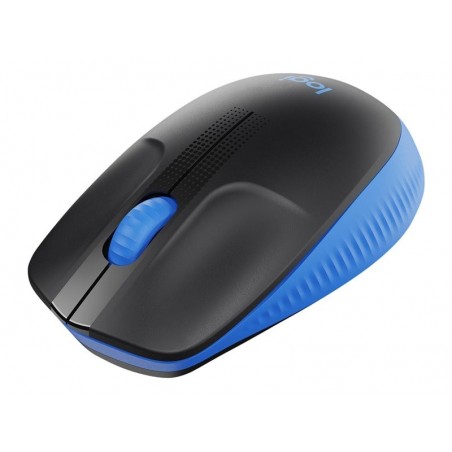 LOGITECH M190 Mouse optical 3 buttons wireless USB wireless receiver blue