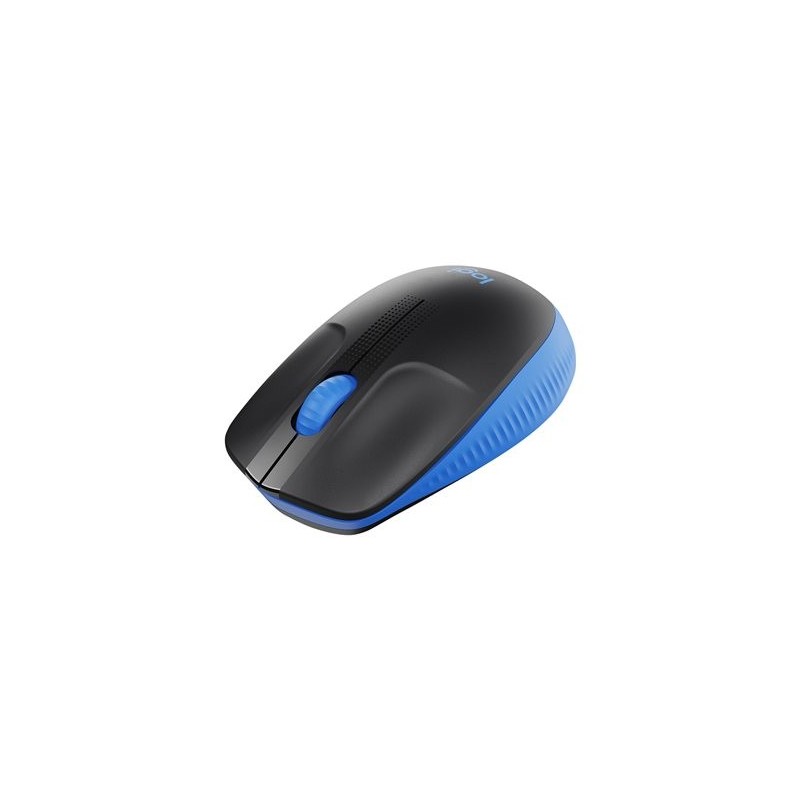 LOGITECH M190 Mouse optical 3 buttons wireless USB wireless receiver blue