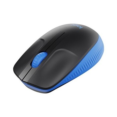 LOGITECH M190 Mouse optical 3 buttons wireless USB wireless receiver blue