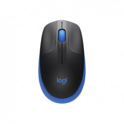 LOGITECH M190 Mouse optical 3 buttons wireless USB wireless receiver blue