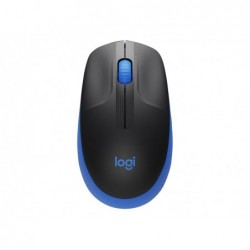 LOGITECH M190 Mouse optical 3 buttons wireless USB wireless receiver blue
