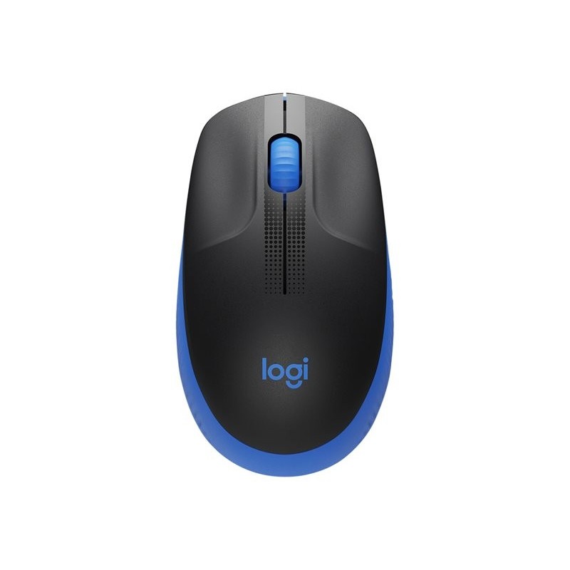 LOGITECH M190 Mouse optical 3 buttons wireless USB wireless receiver blue