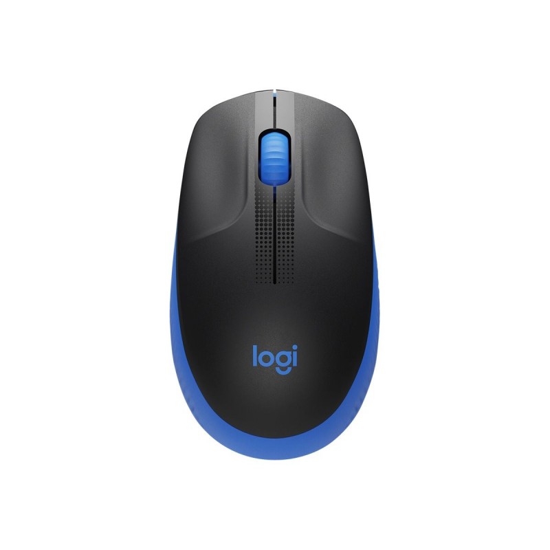 LOGITECH M190 Mouse optical 3 buttons wireless USB wireless receiver blue