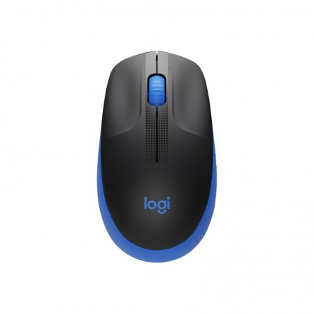 LOGITECH M190 Mouse optical 3 buttons wireless USB wireless receiver blue