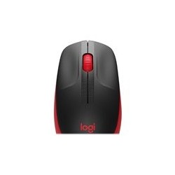 LOGITECH M190 Mouse optical 3 buttons wireless USB wireless receiver red