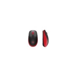 LOGITECH M190 Mouse optical 3 buttons wireless USB wireless receiver red