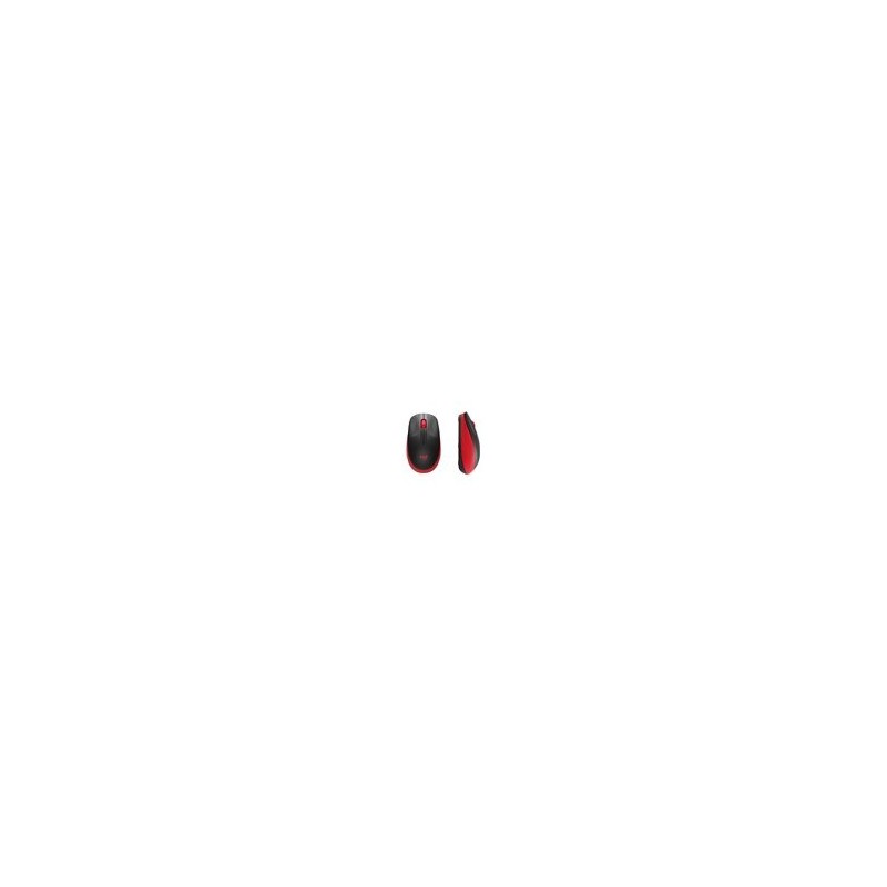 LOGITECH M190 Mouse optical 3 buttons wireless USB wireless receiver red