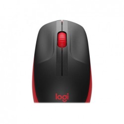 LOGITECH M190 Mouse optical 3 buttons wireless USB wireless receiver red