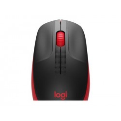 LOGITECH M190 Mouse optical 3 buttons wireless USB wireless receiver red