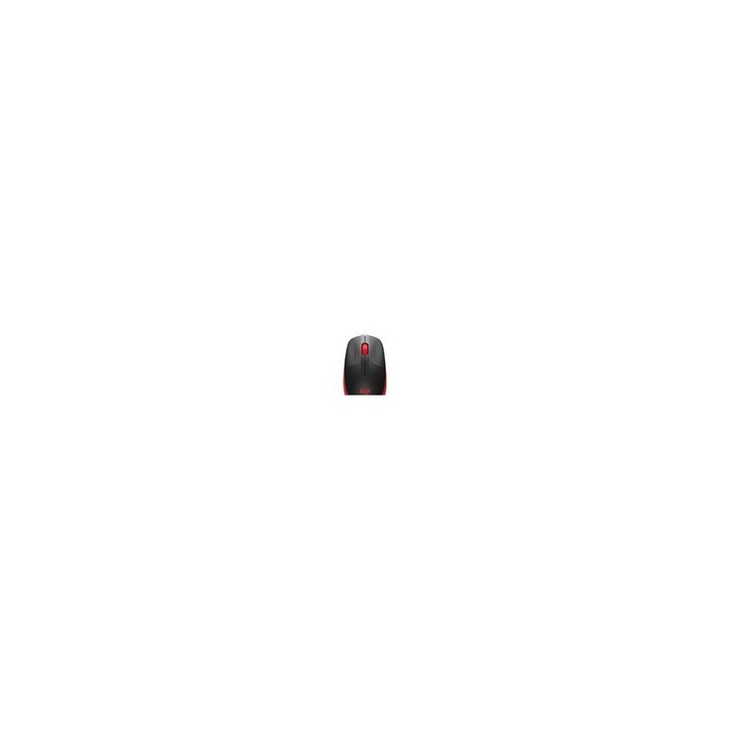LOGITECH M190 Mouse optical 3 buttons wireless USB wireless receiver red