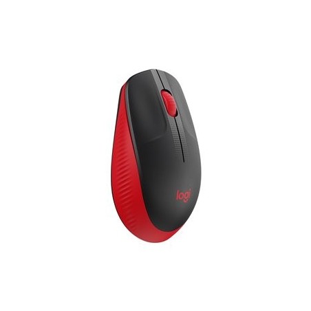 LOGITECH M190 Mouse optical 3 buttons wireless USB wireless receiver red