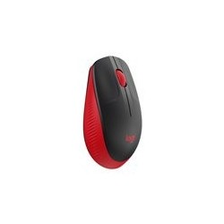 LOGITECH M190 Mouse optical 3 buttons wireless USB wireless receiver red