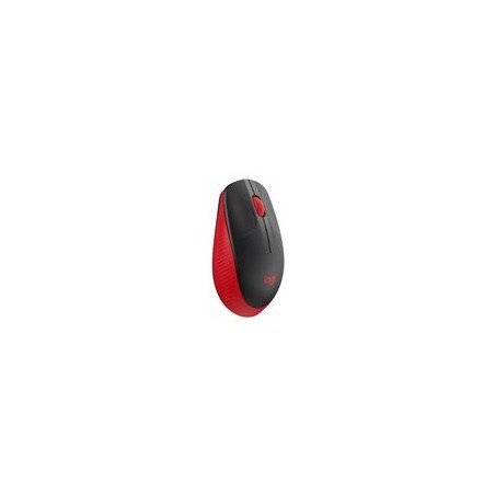 LOGITECH M190 Mouse optical 3 buttons wireless USB wireless receiver red