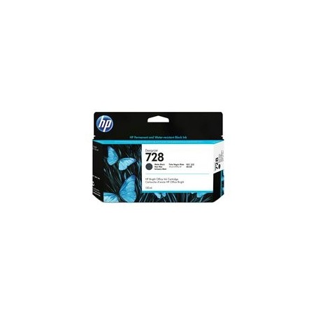 HP 728 130-ml Matte Black DesignJet Ink Cartridge