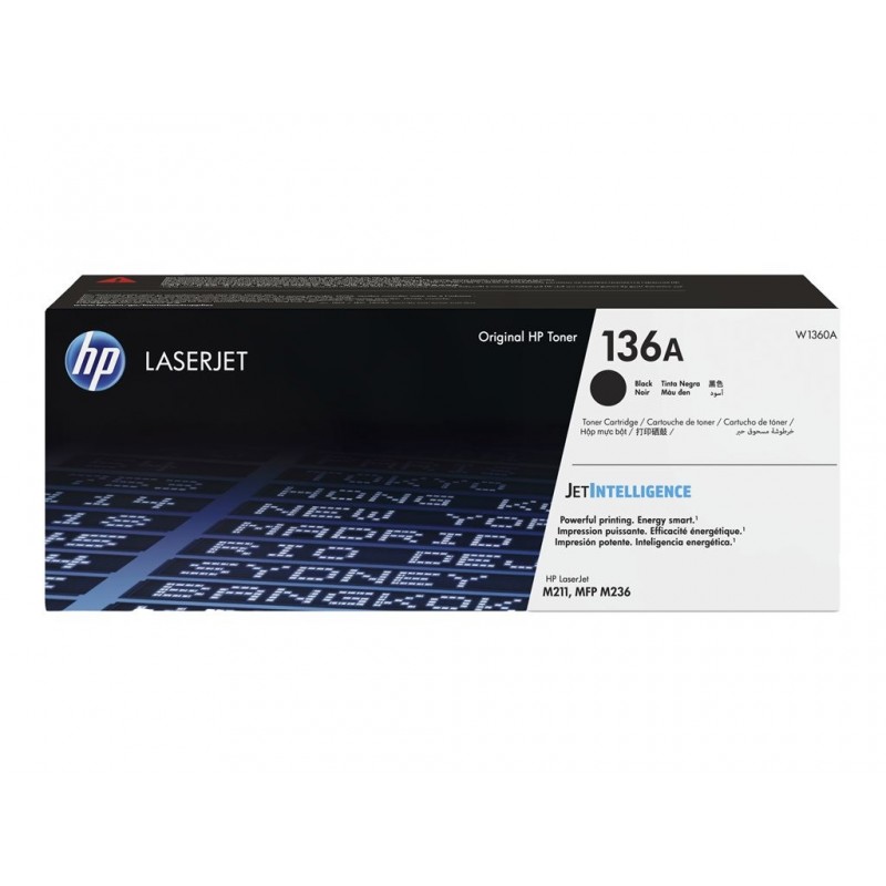 HP 136A Black Original LaserJet Toner Cartridge
