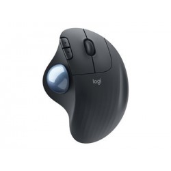 LOGITECH ERGO M575 for Business Trackball right-handed optical 5 buttons wireless Bluetooth Bolt USB receiver graphite