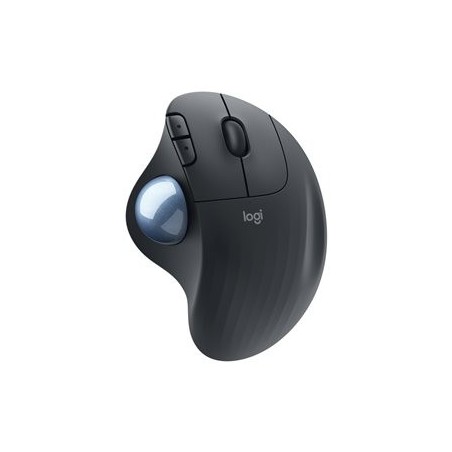 LOGITECH ERGO M575 for Business Trackball right-handed optical 5 buttons wireless Bluetooth Bolt USB receiver graphite