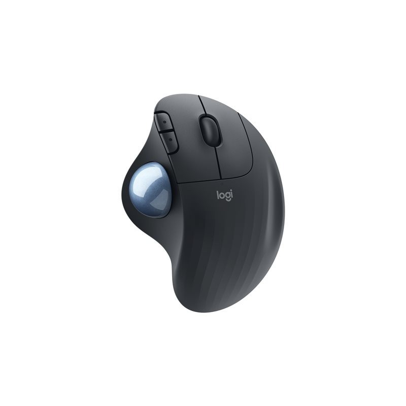 LOGITECH ERGO M575 for Business Trackball right-handed optical 5 buttons wireless Bluetooth Bolt USB receiver graphite