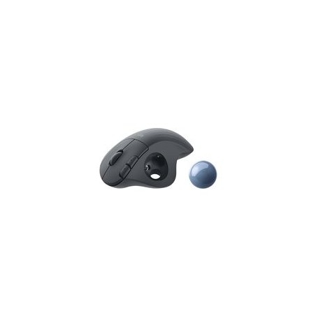 LOGITECH ERGO M575 for Business Trackball right-handed optical 5 buttons wireless Bluetooth Bolt USB receiver graphite