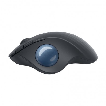 LOGITECH ERGO M575 for Business Trackball right-handed optical 5 buttons wireless Bluetooth Bolt USB receiver graphite