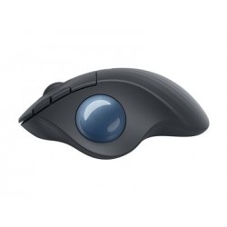 LOGITECH ERGO M575 for Business Trackball right-handed optical 5 buttons wireless Bluetooth Bolt USB receiver graphite