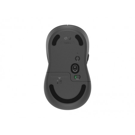LOGITECH Signature M650 L Mouse large size optical 5 buttons wireless Bluetooth 2.4 GHz Bolt USB receiver graphite