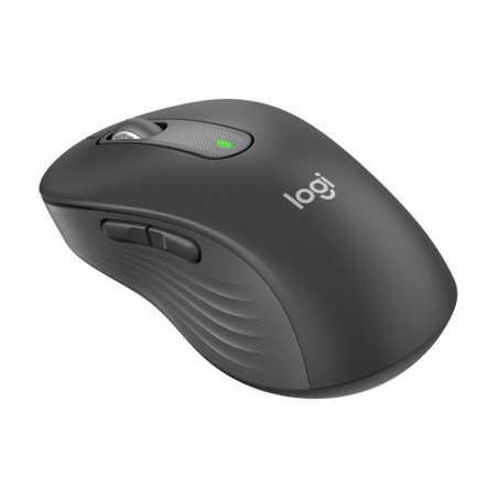 LOGITECH Signature M650 L Mouse large size optical 5 buttons wireless Bluetooth 2.4 GHz Bolt USB receiver graphite