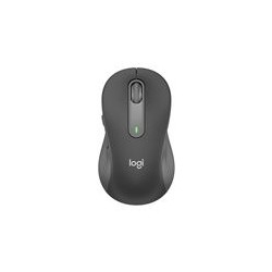 LOGITECH Signature M650 L Mouse large size optical 5 buttons wireless Bluetooth 2.4 GHz Bolt USB receiver graphite