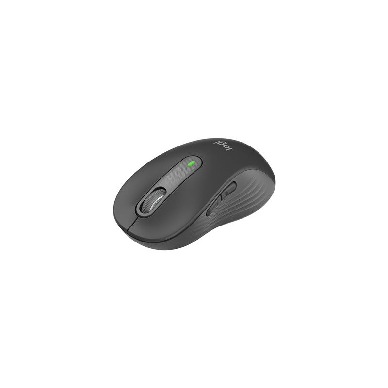 LOGITECH Signature M650 L Mouse large size optical 5 buttons wireless Bluetooth 2.4 GHz Bolt USB receiver graphite