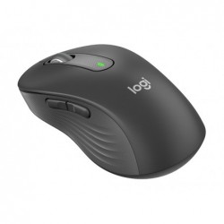 LOGITECH Signature M650 L Mouse large size optical 5 buttons wireless Bluetooth 2.4 GHz Bolt USB receiver graphite