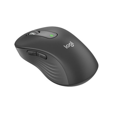 LOGITECH Signature M650 L Mouse large size optical 5 buttons wireless Bluetooth 2.4 GHz Bolt USB receiver graphite