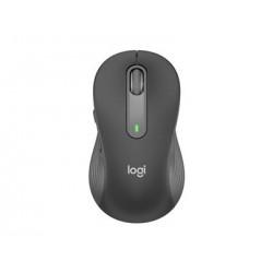 LOGITECH Signature M650 L Mouse large size optical 5 buttons wireless Bluetooth 2.4 GHz Bolt USB receiver graphite