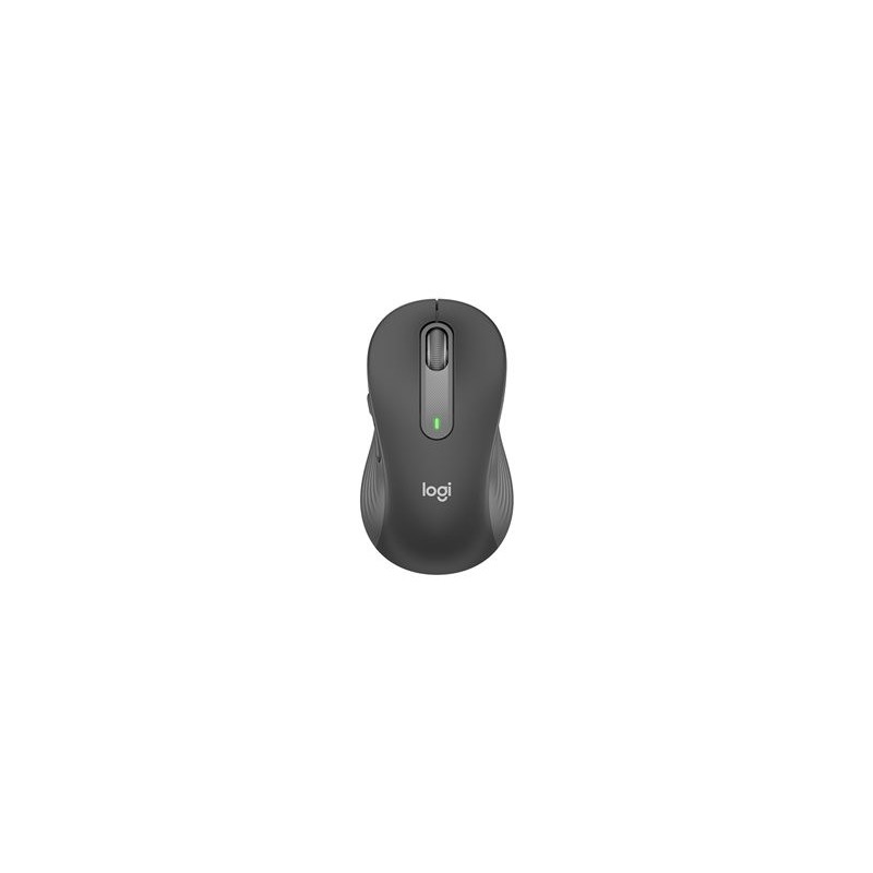 LOGITECH Signature M650 L Mouse large size optical 5 buttons wireless Bluetooth 2.4 GHz Bolt USB receiver graphite
