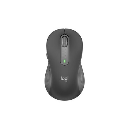 LOGITECH Signature M650 L Mouse large size optical 5 buttons wireless Bluetooth 2.4 GHz Bolt USB receiver graphite