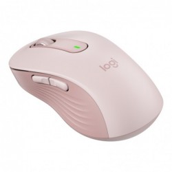 LOGITECH Signature M650 L Mouse large size optical 5 buttons wireless Bluetooth 2.4 GHz Bolt USB receiver rose