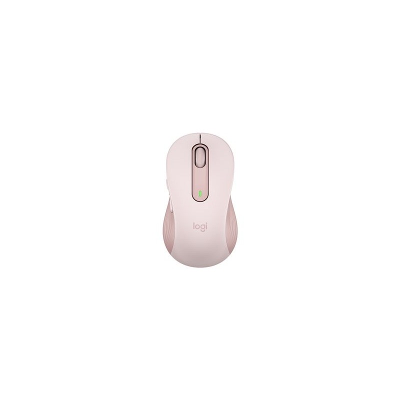 LOGITECH Signature M650 L Mouse large size optical 5 buttons wireless Bluetooth 2.4 GHz Bolt USB receiver rose