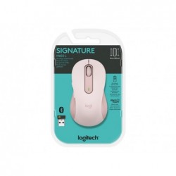 LOGITECH Signature M650 L Mouse large size optical 5 buttons wireless Bluetooth 2.4 GHz Bolt USB receiver rose