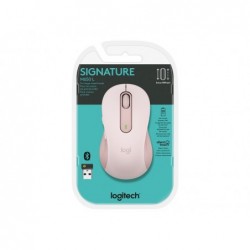 LOGITECH Signature M650 L Mouse large size optical 5 buttons wireless Bluetooth 2.4 GHz Bolt USB receiver rose