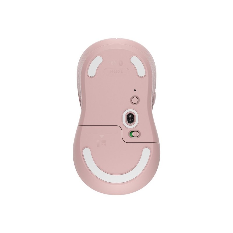LOGITECH Signature M650 L Mouse large size optical 5 buttons wireless Bluetooth 2.4 GHz Bolt USB receiver rose