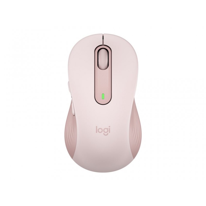 LOGITECH Signature M650 L Mouse large size optical 5 buttons wireless Bluetooth 2.4 GHz Bolt USB receiver rose