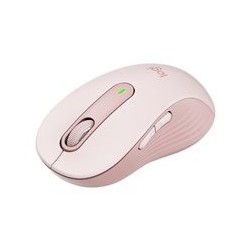 LOGITECH Signature M650 L Mouse large size optical 5 buttons wireless Bluetooth 2.4 GHz Bolt USB receiver rose