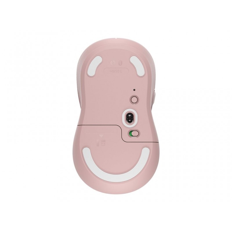 LOGITECH Signature M650 L Mouse large size optical 5 buttons wireless Bluetooth 2.4 GHz Bolt USB receiver rose