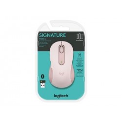LOGITECH Signature M650 L Mouse large size optical 5 buttons wireless Bluetooth 2.4 GHz Bolt USB receiver rose