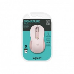 LOGITECH Signature M650 L Mouse large size optical 5 buttons wireless Bluetooth 2.4 GHz Bolt USB receiver rose