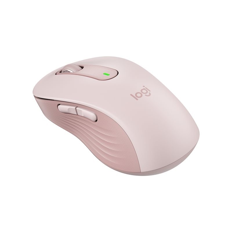 LOGITECH Signature M650 L Mouse large size optical 5 buttons wireless Bluetooth 2.4 GHz Bolt USB receiver rose