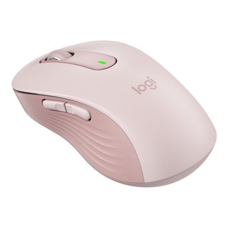 LOGITECH Signature M650 L Mouse large size optical 5 buttons wireless Bluetooth 2.4 GHz Bolt USB receiver rose
