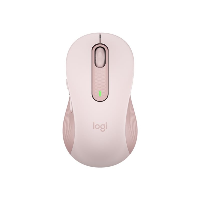 LOGITECH Signature M650 L Mouse large size optical 5 buttons wireless Bluetooth 2.4 GHz Bolt USB receiver rose