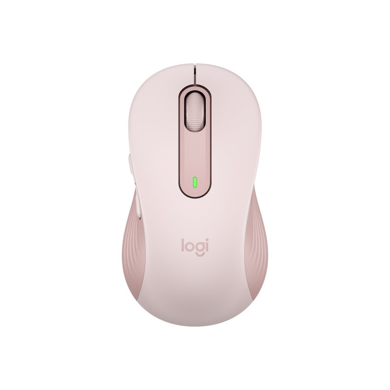 LOGITECH Signature M650 L Mouse large size optical 5 buttons wireless Bluetooth 2.4 GHz Bolt USB receiver rose