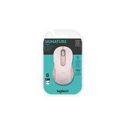 LOGITECH Signature M650 L Mouse large size optical 5 buttons wireless Bluetooth 2.4 GHz Bolt USB receiver rose